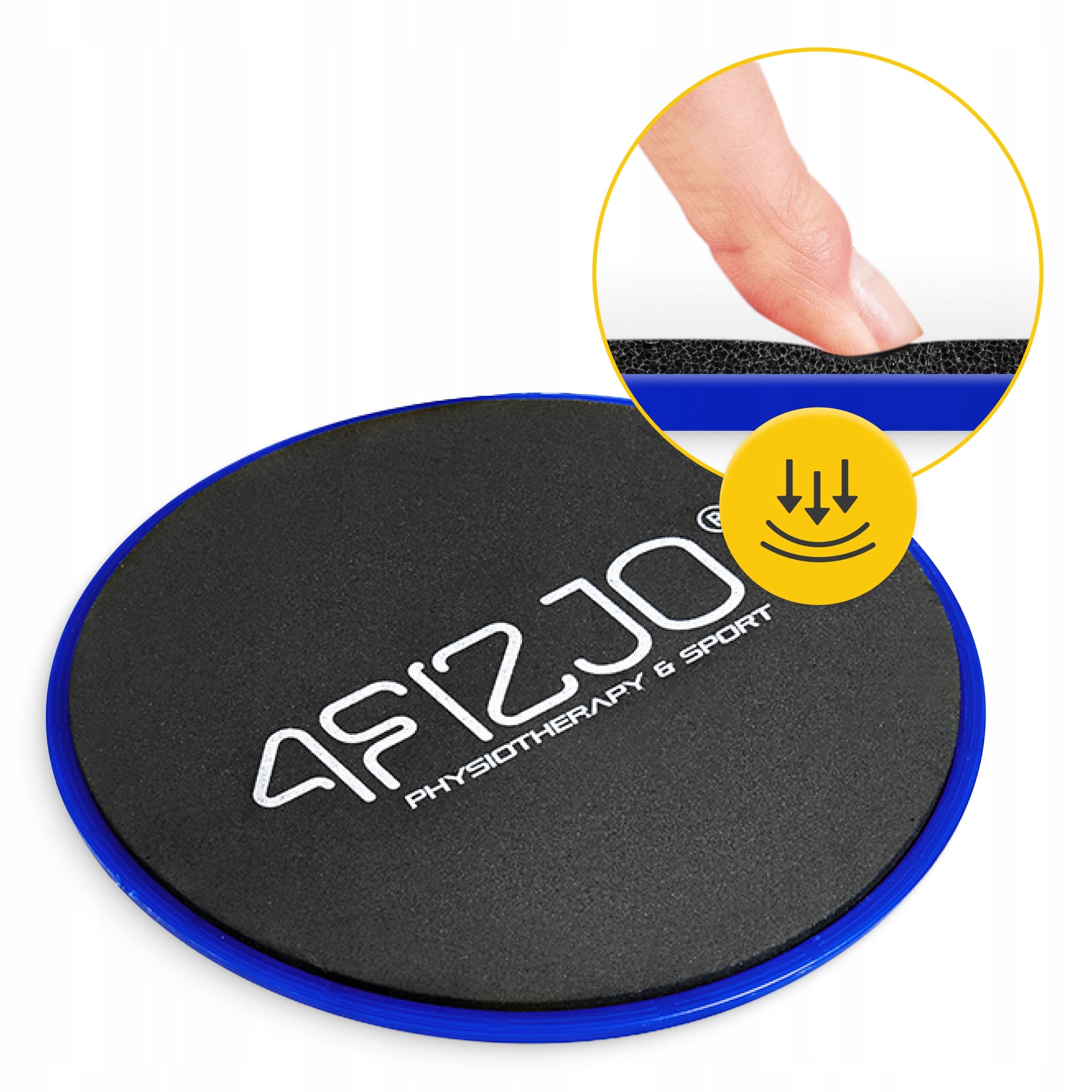 SLIP DISCS WHEEL PADS SLIDERS FITNESS PILATES EXERCISES 2 PCS. Brand 4FIZJO