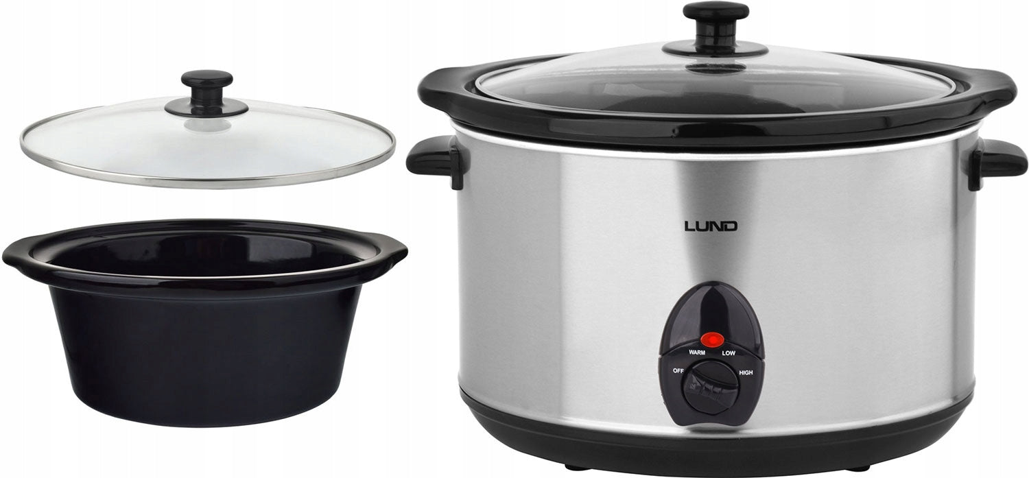 SLOW COOKER ELECTRIC SLOW COOKER POT 5,6L 320W BOWL CERAMIC Manufacturer code LUND_67661