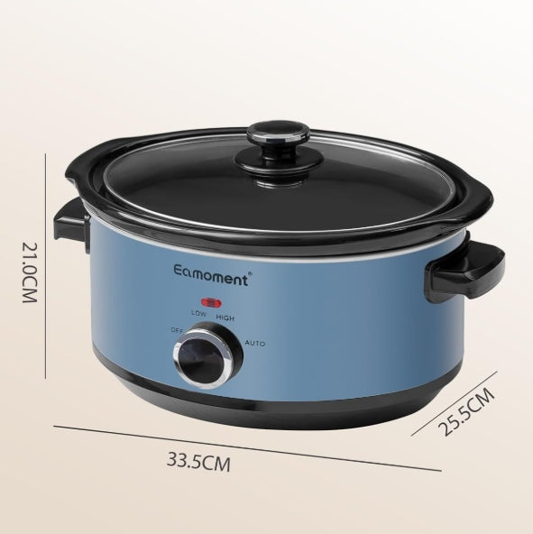 SLOW COOKER WITH CERAMIC POT COVER TEMPERED GLASS 200W 3,5L Manufacturer code 8721161269823