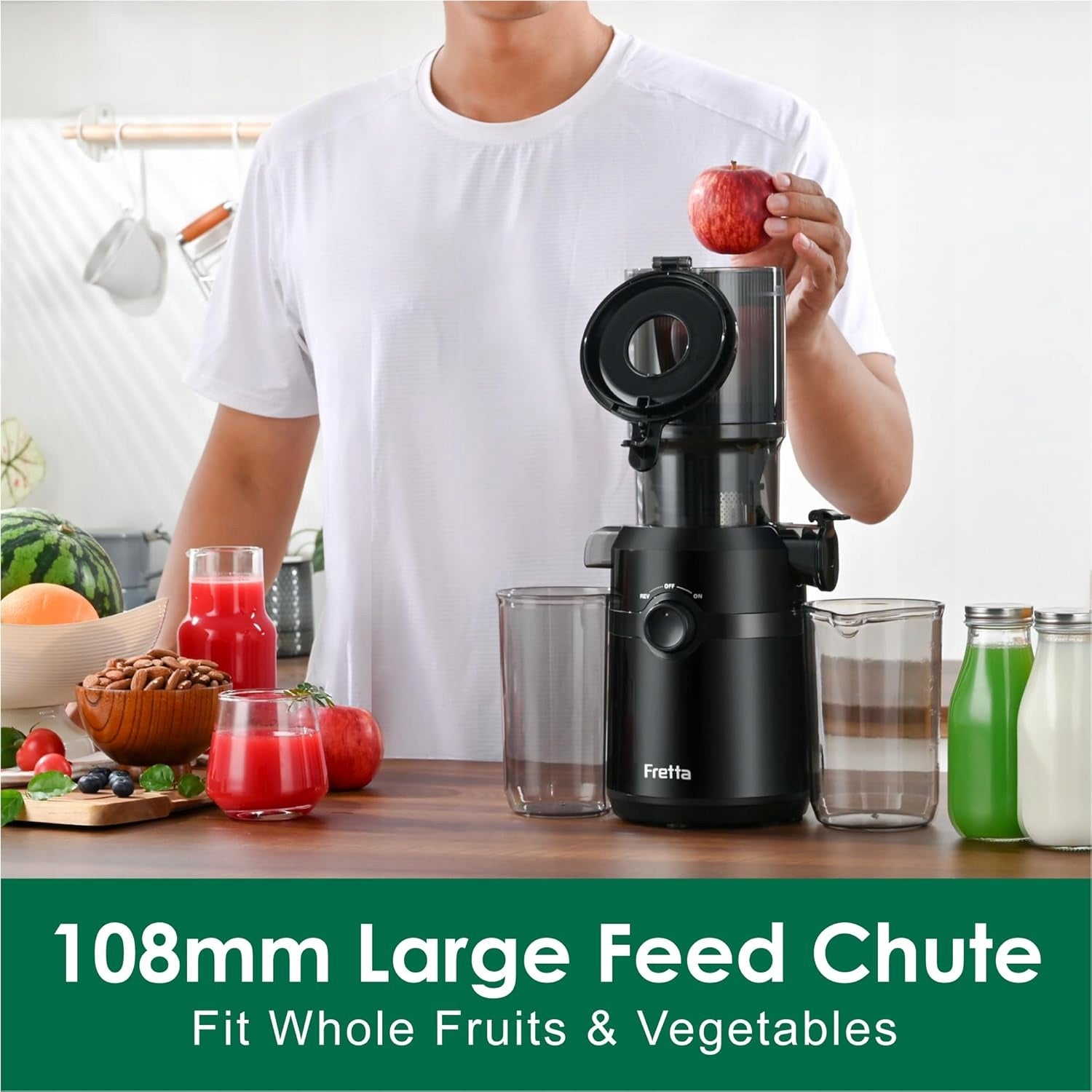SLOW JUICER 200W 1L HOLE XXL TRITAN WITHOUT BPA QUIET OPERATION EAN (GTIN) 5907400407116