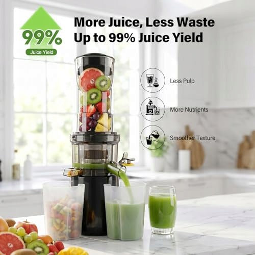SLOW JUICER 500W XXL HOLE FOR FAMILY HOME Dominant color not applicable
