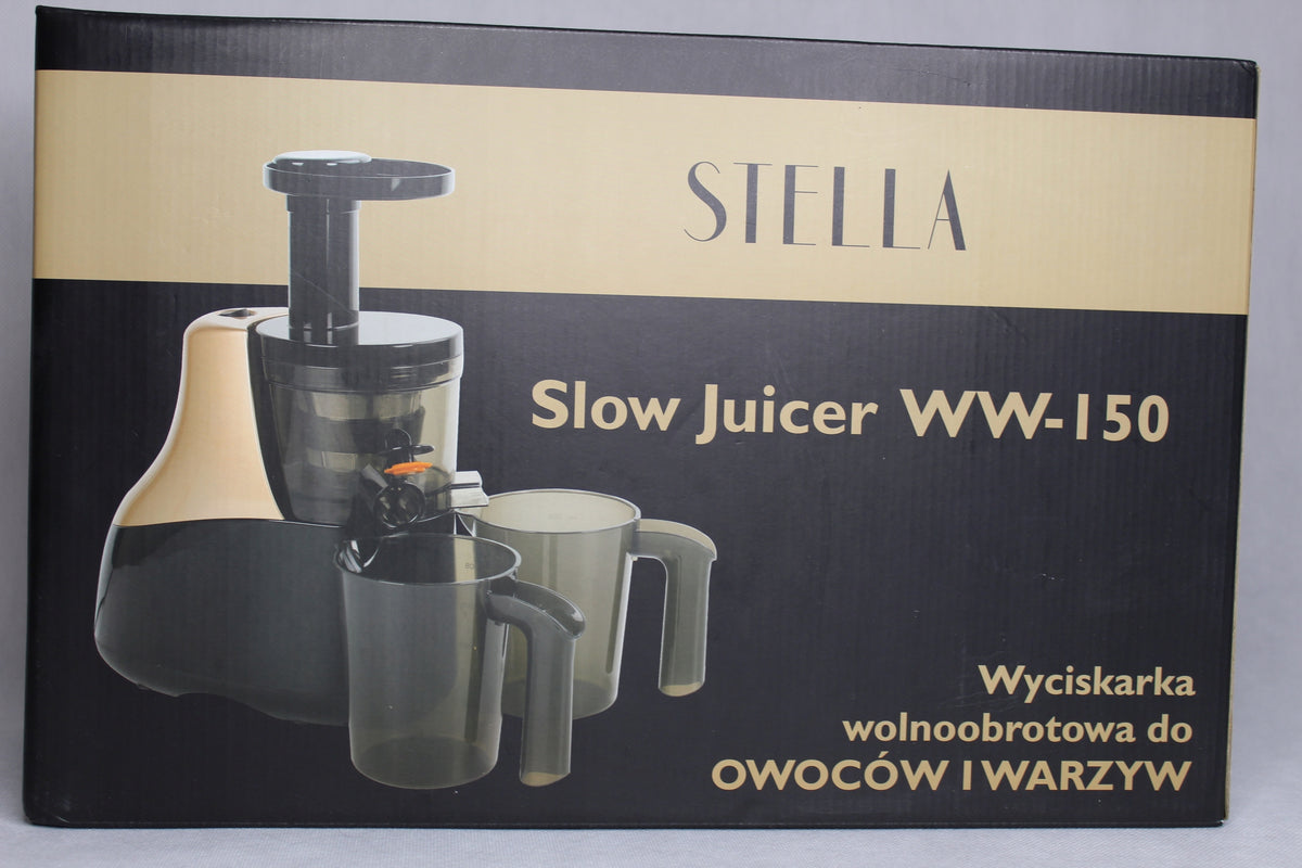 SLOW JUICER FOR VEGETABLES AND FRUITS-STELLA Power rating 150 W