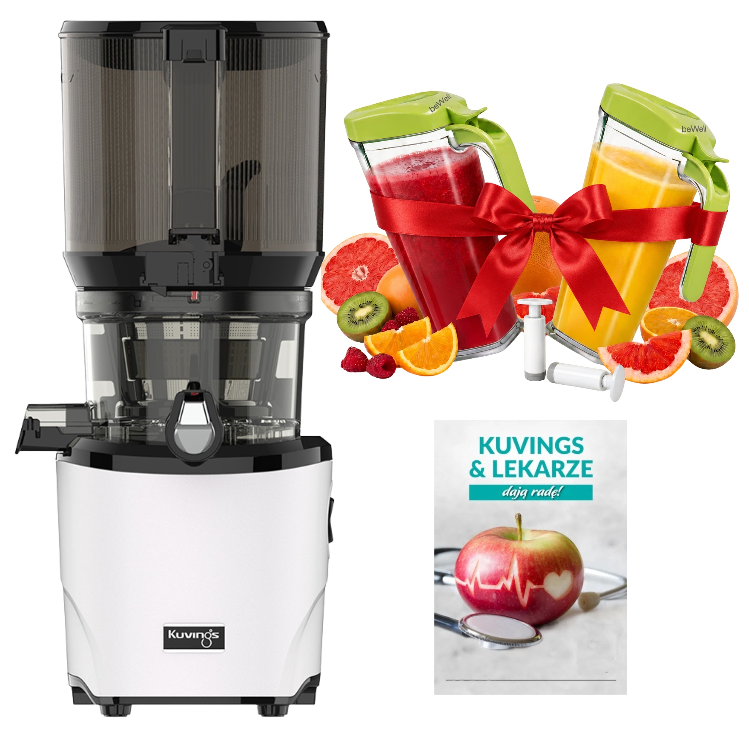SLOW JUICER KUVINGS AUTO10S FOR FRUIT JUICES GIFT +2 JUGS