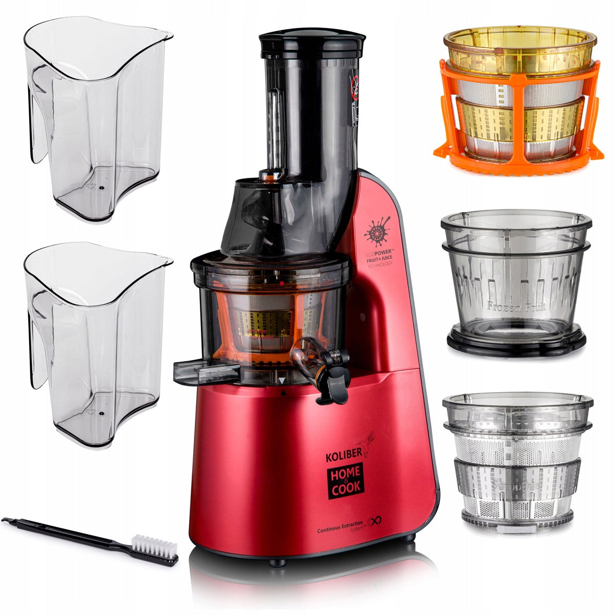 SLOW JUICER X-800-W 3in1 FOR FRUIT VEGETABLE JUICES 3 FILTERS