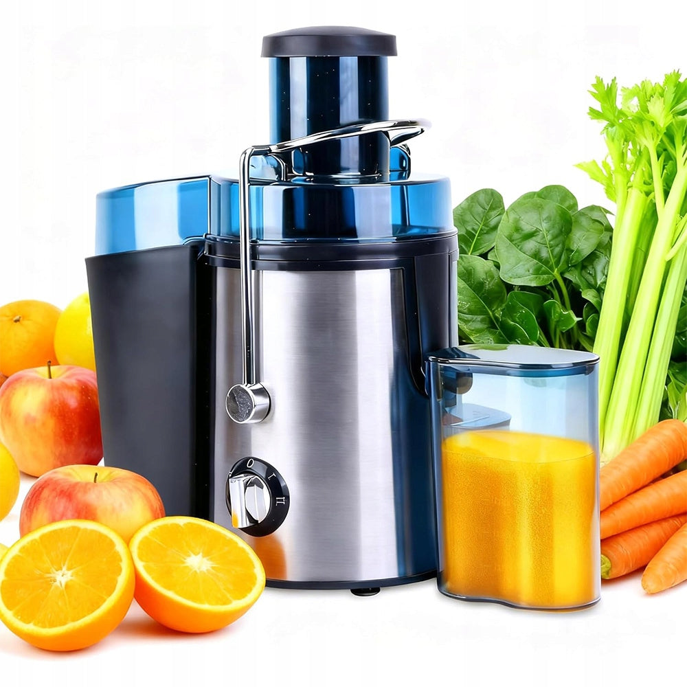 SLOW ROTATING JUICER 1000W HIGH JUICE CAPACITY HOLE 65MM SILVER Brand no brand