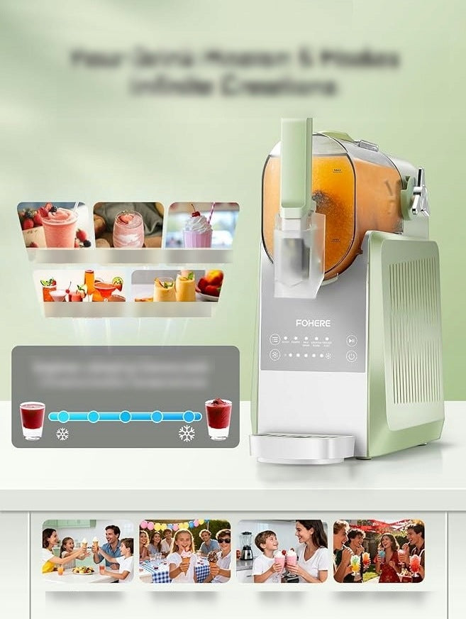 SLUSHY MACHINE 2,6L FROZEN DRINKS COCKTAILS 5 PROGRAMS CRUSHED ICE Brand no brand