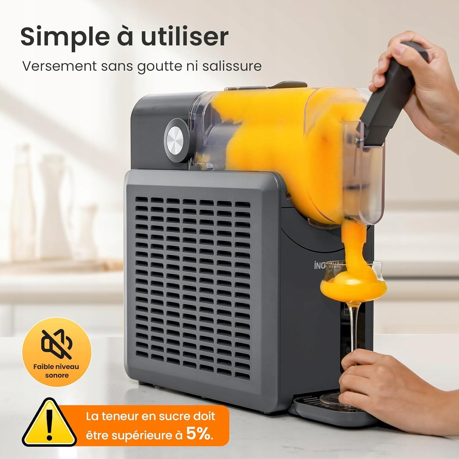 SLUSHY MACHINE WITH COMPRESSOR 2L SELF-CLEANING 5 PROGRAMS Manufacturer code 5906958204512