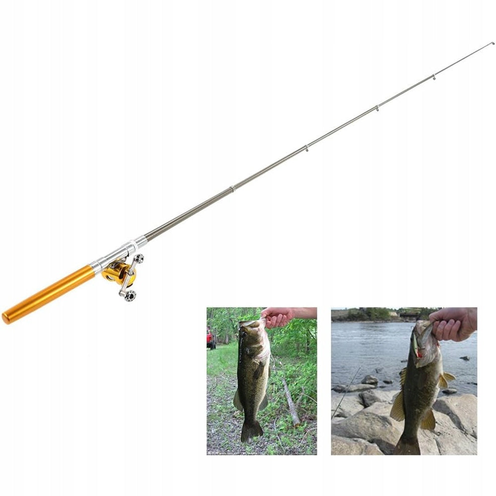SMALL ANGLER FLOAT FISHING ROD + REEL SET CHILDREN'S portable Product weight with unit packaging 0.46 kg
