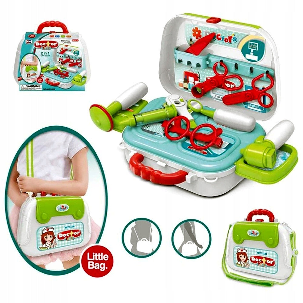 SMALL DOCTOR SET DOCTOR TOY IN THE TRUNK PLAYING DOCTOR Packaging status original