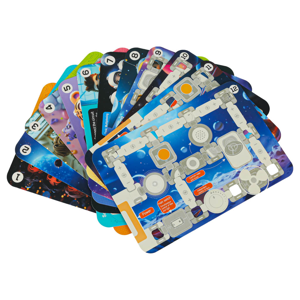 SMALL ELECTRONICS STEM CIRCUITS LEARNING LED SOUND MOVEMENT 12 CARDS WITH TASKS 58 EL Manufacturer code MA0272