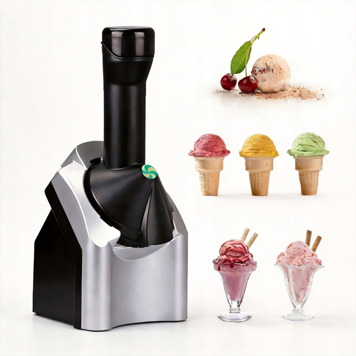 SMALL ICE CREAM MACHINE SOFT HOMEMADE FRUIT SORBETS Brand no brand
