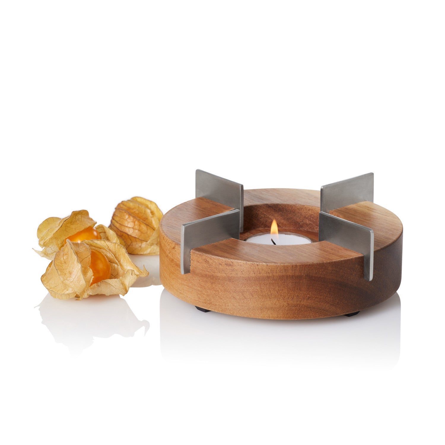 SMALL JUG HEATER AdHoc Tuto S Acacia Wood Model TUTO