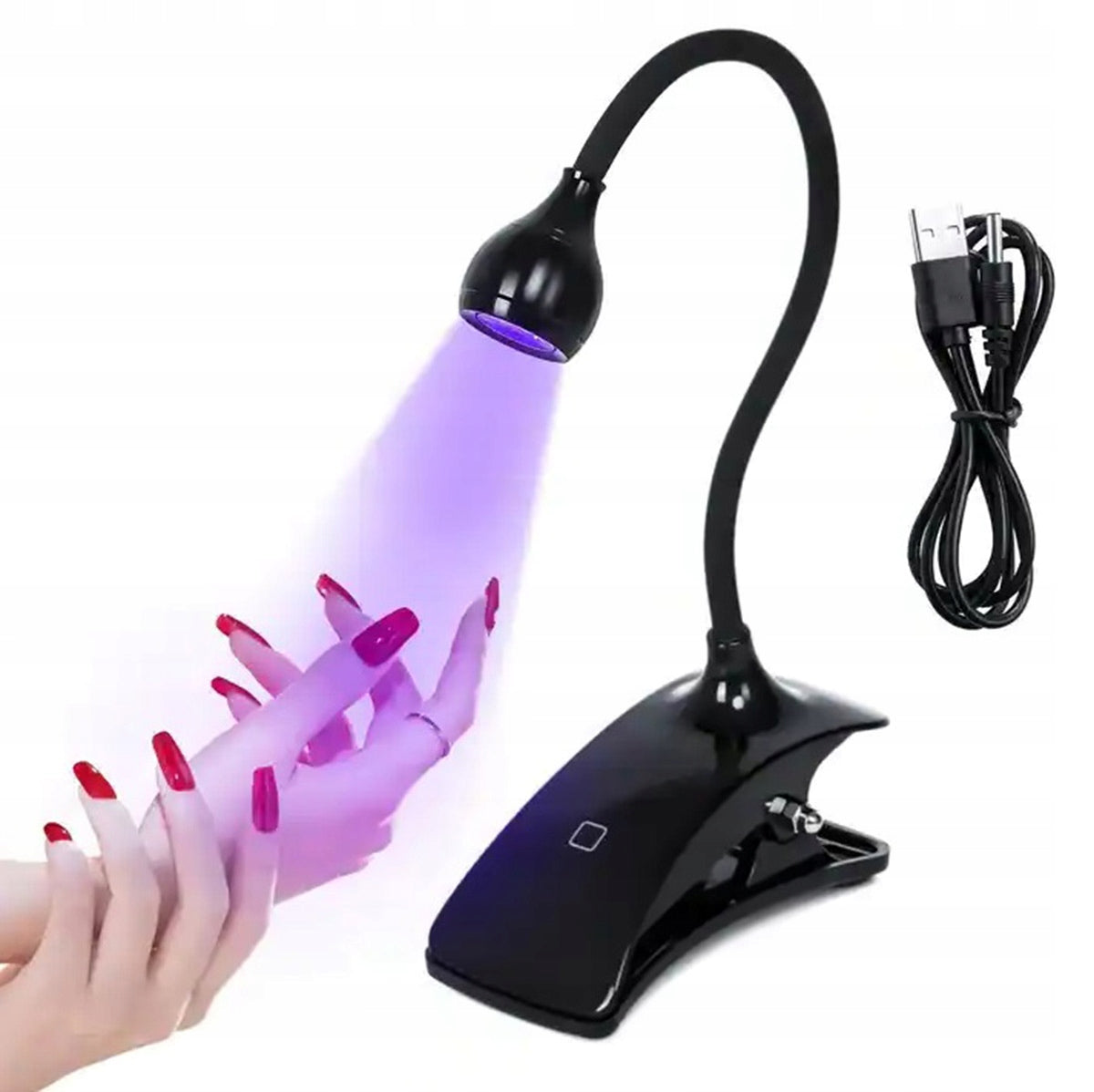 SMALL LAMP FLASHLIGHT UV LED FOR NAILS GELS HYBRID CURING DRYER