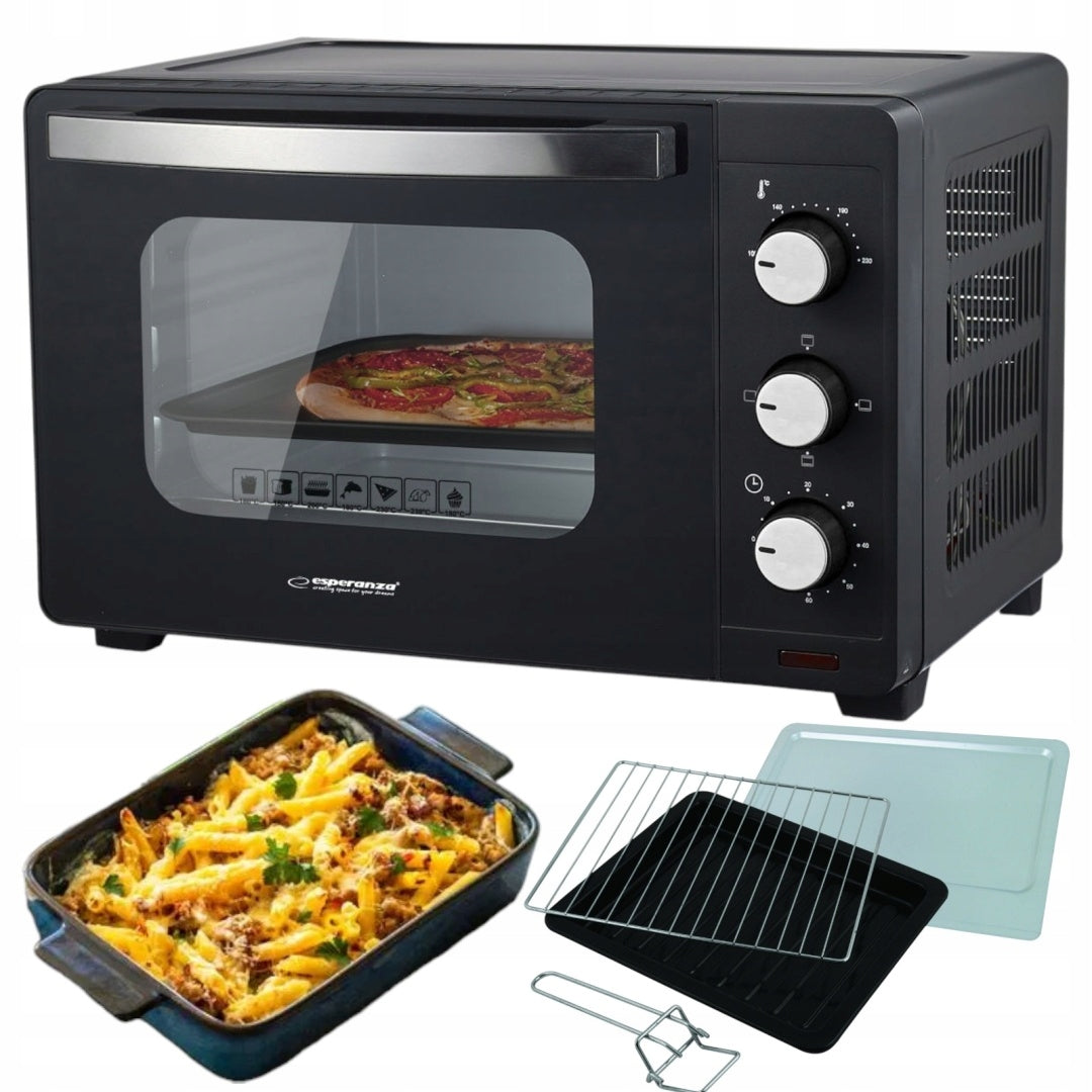 SMALL OVEN ELECTRIC FREESTANDING PORTABLE GRILL 20L 1280W TIMER