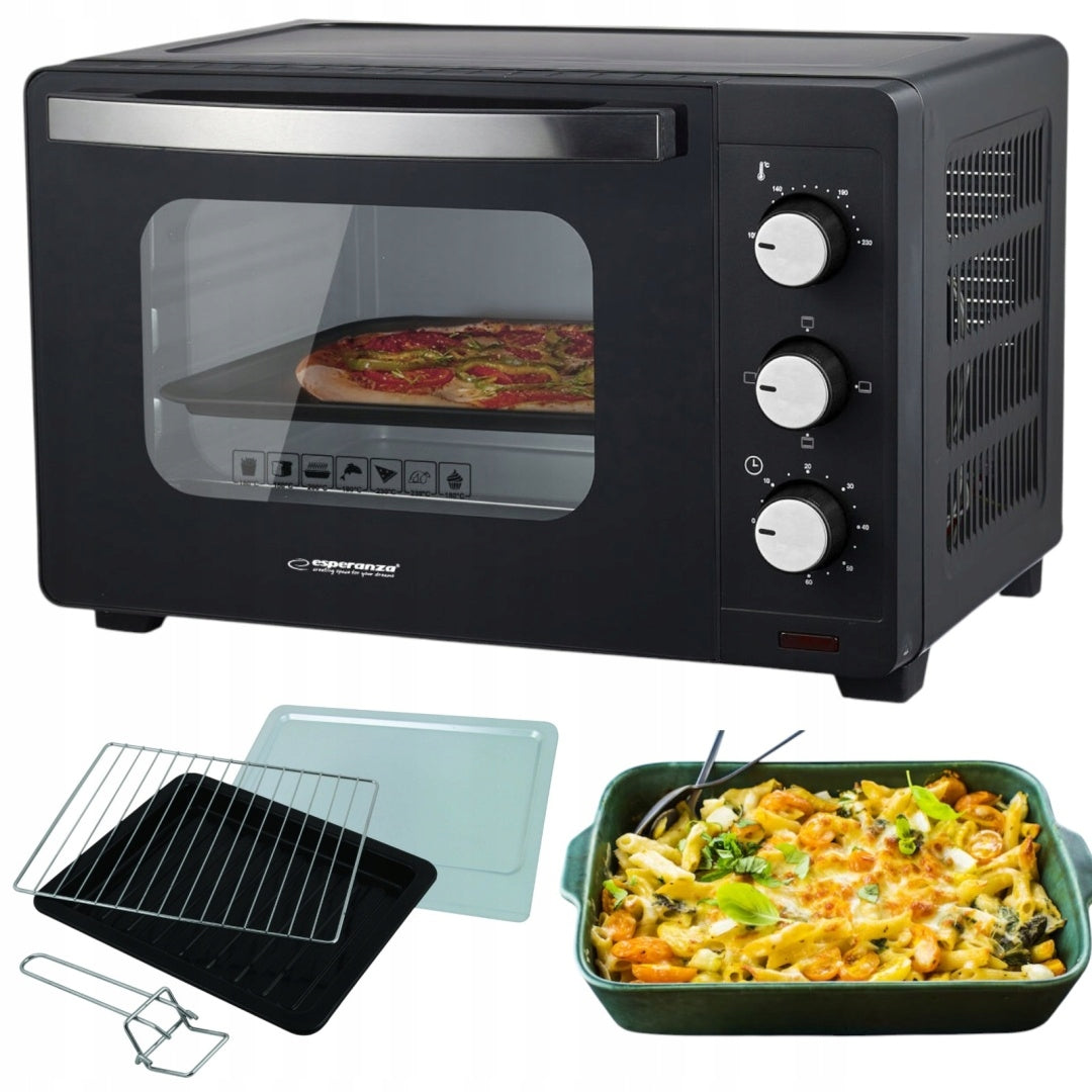 SMALL OVEN ELECTRIC FREESTANDING PORTABLE GRILL 20L 1280W TIMER