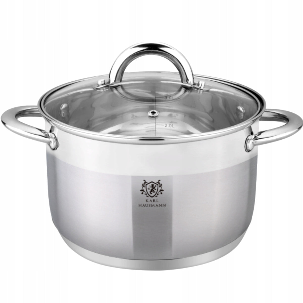 SMALL STAINLESS STEEL POT 5L 18/0 INDUCTION GAS POTS SOLID PREMIUM Manufacturer code 5907564507790
