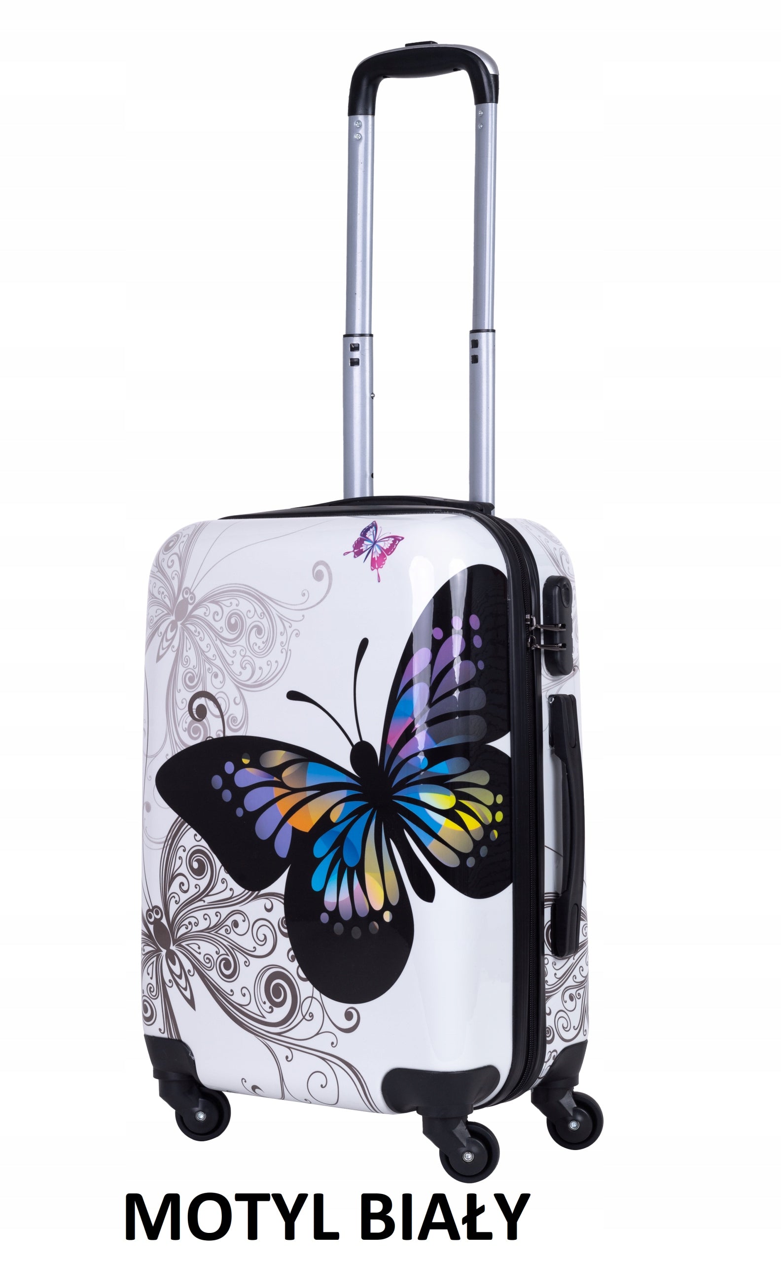 SMALL TRAVEL CABIN SUITCASE 30L 4 WHEELS POLYCARBON BAGIA SUITCASES COLORS Manufacturer code BL07