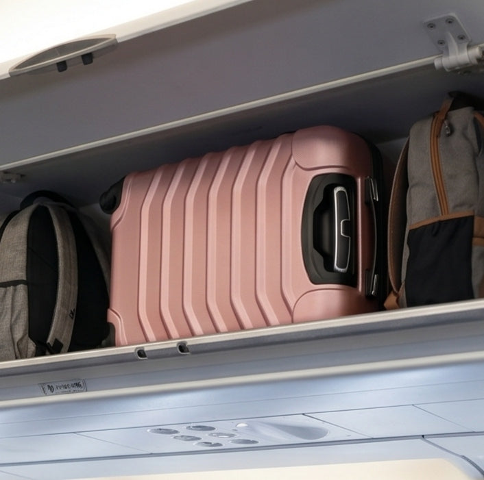 SMALL TRAVEL CASE 730 L BAG 4 WHEELS COMBINATION LOCK WIZZAIR, RYANAIR Depth (shorter edge) 23 cm