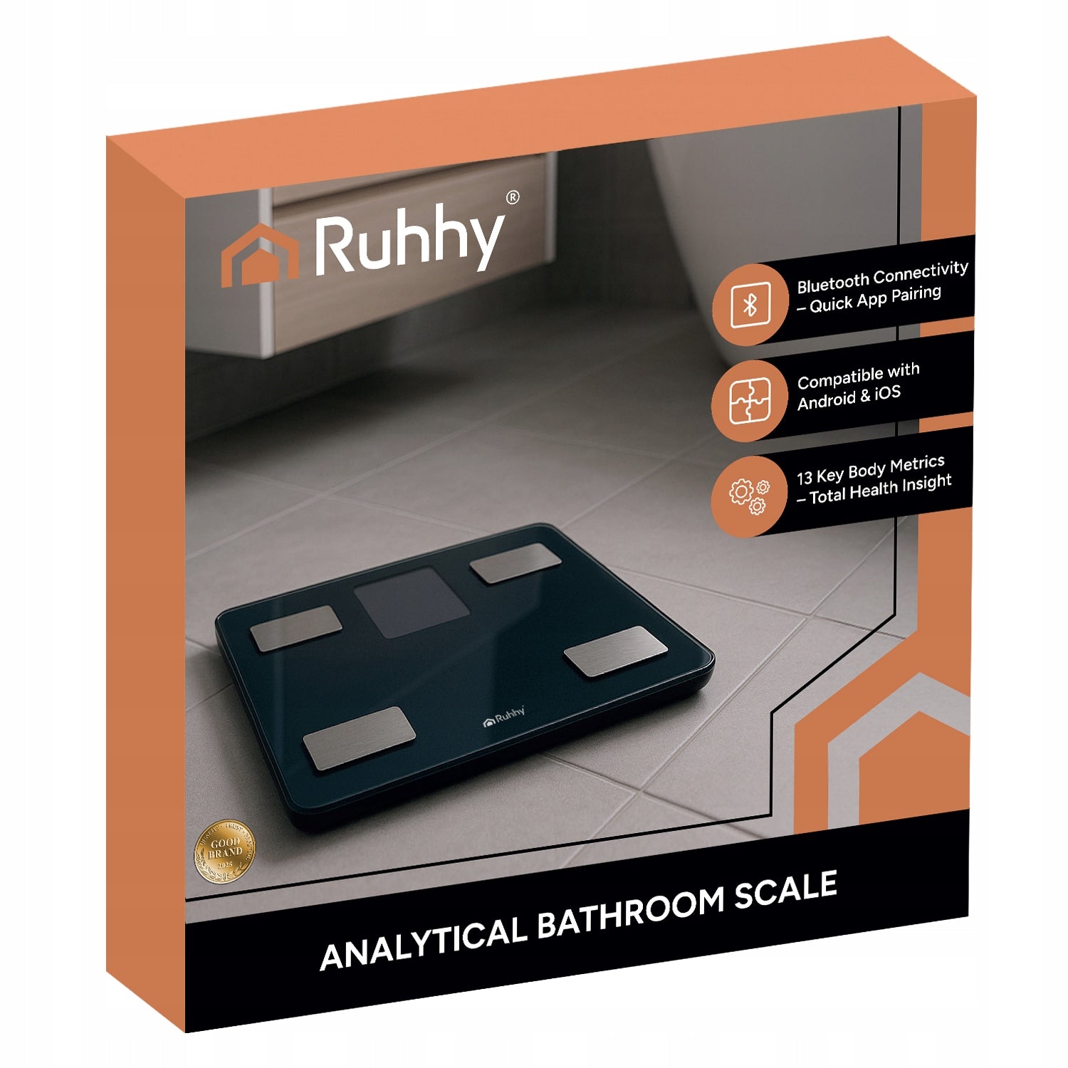 SMART ANALYTICAL SCALE SMART BT 226KG APPLICATION BMI 13 MEASUREMENTS Manufacturer code Wga łazienkowa sportowa Composition Scale