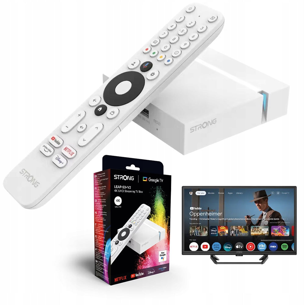 SMART BOX GOOGLE CAST TV ANDROID 4K ULTRA UHD BLUETOOTH WIFI PLAYER 5.0