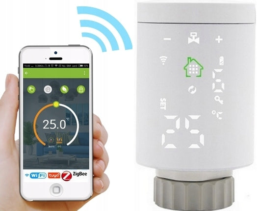 SMART HEAD THERMOSTAT TUYA ZIGBEE WIFI Packaging status original