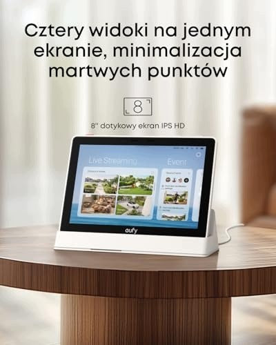 SMART HOME CONTROL PANEL 8 INCHES HD EUFY SECURITY, LIVE VIEW Packaging status original