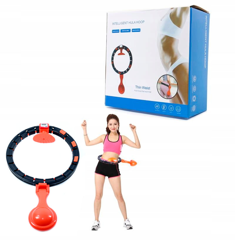 SMART HULA HOOP MASSAGER WITH WEIGHT