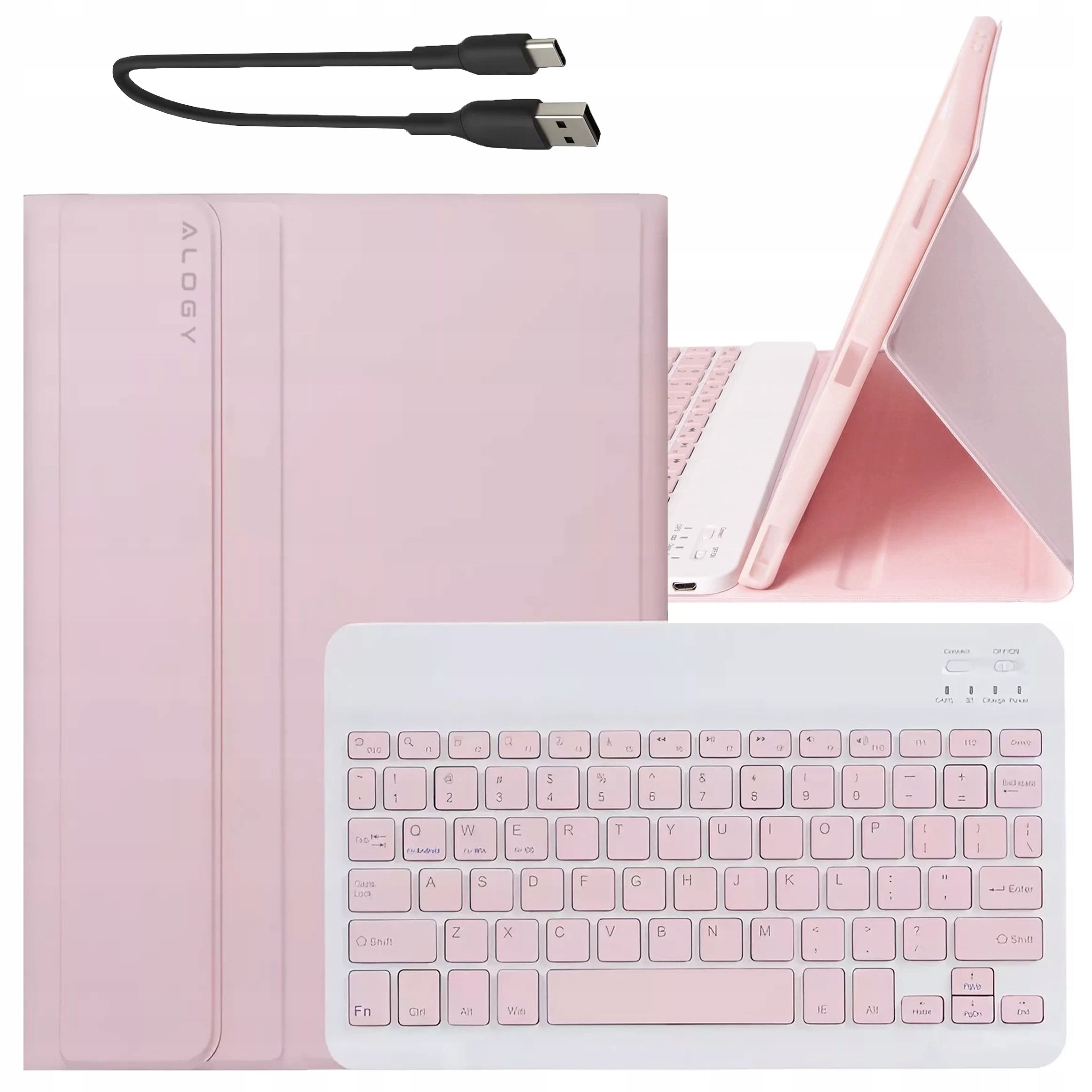 SMART PENCIL CASE WITH KEYBOARD FOR GALAXY TAB S10 Lite, S10 FE, S9 FE, S9