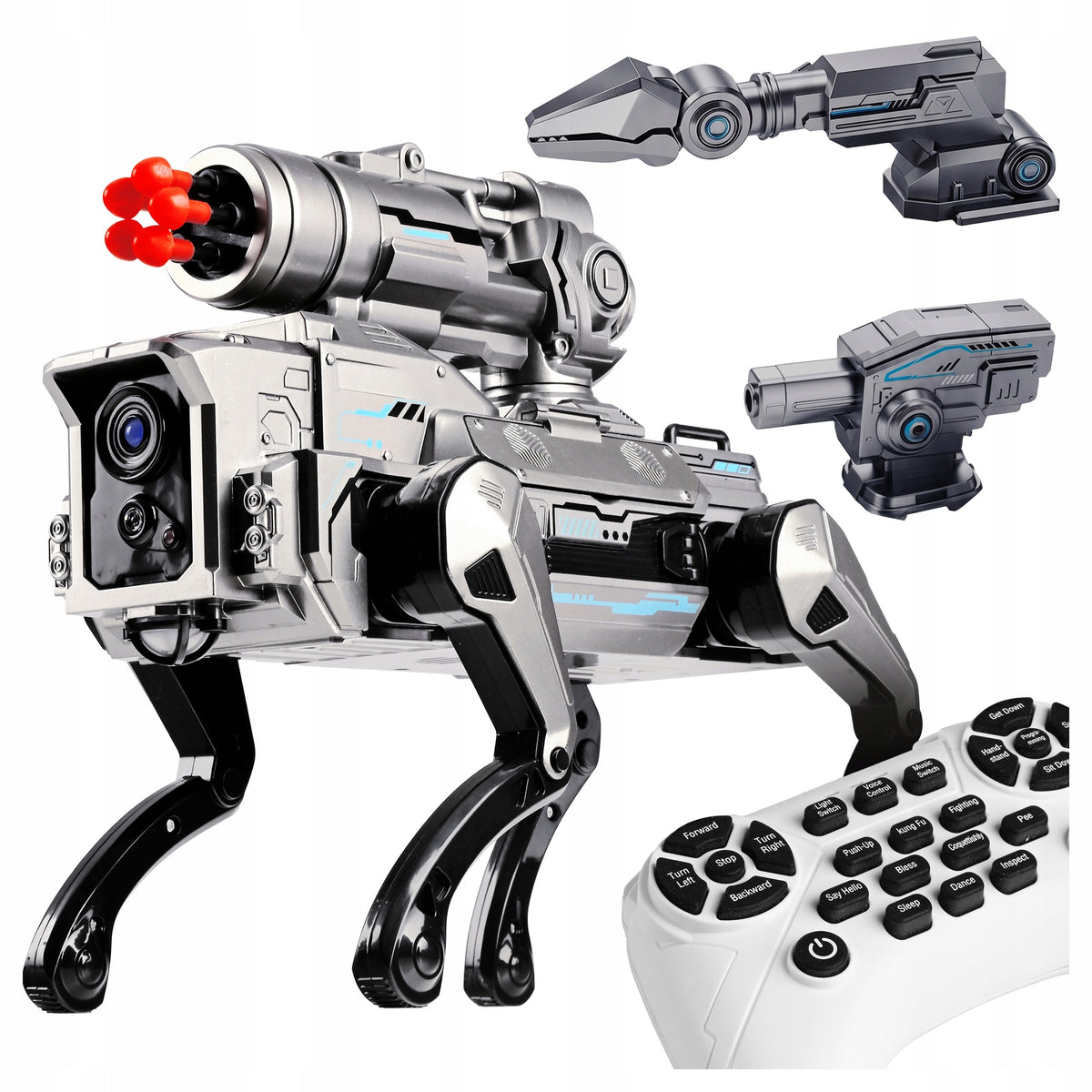 SMART ROBOT Remote Controlled DOG WOLF 3 IN 1 ARROWS GRIPPER Remote Control