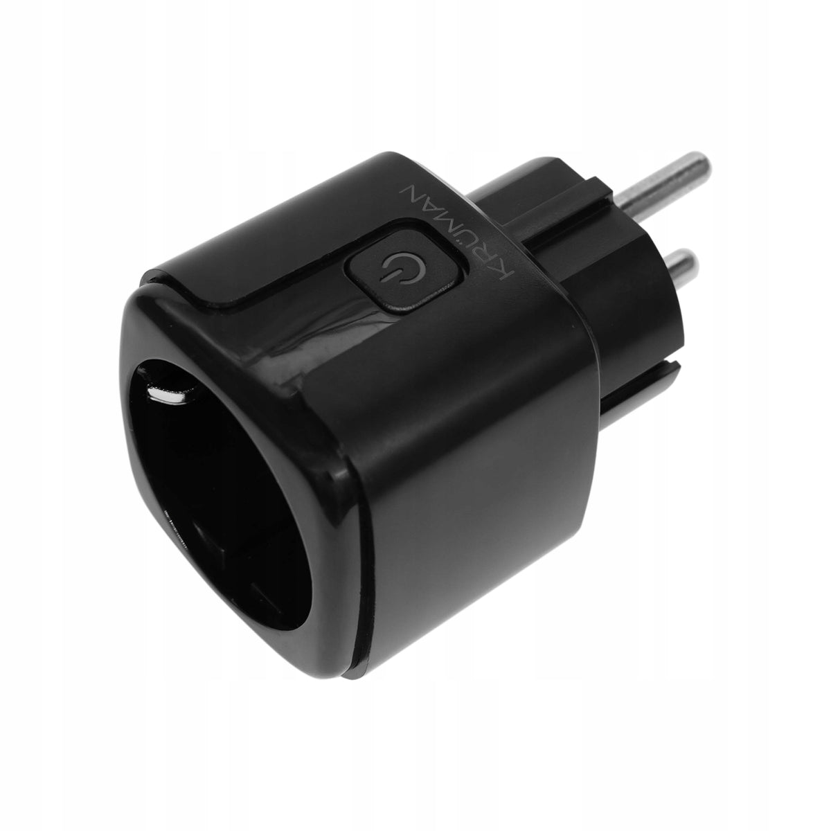 SMART SOCKET WATTMETER BLACK TIMER WiFi 16A SMART TUYA Manufacturer code KR1002