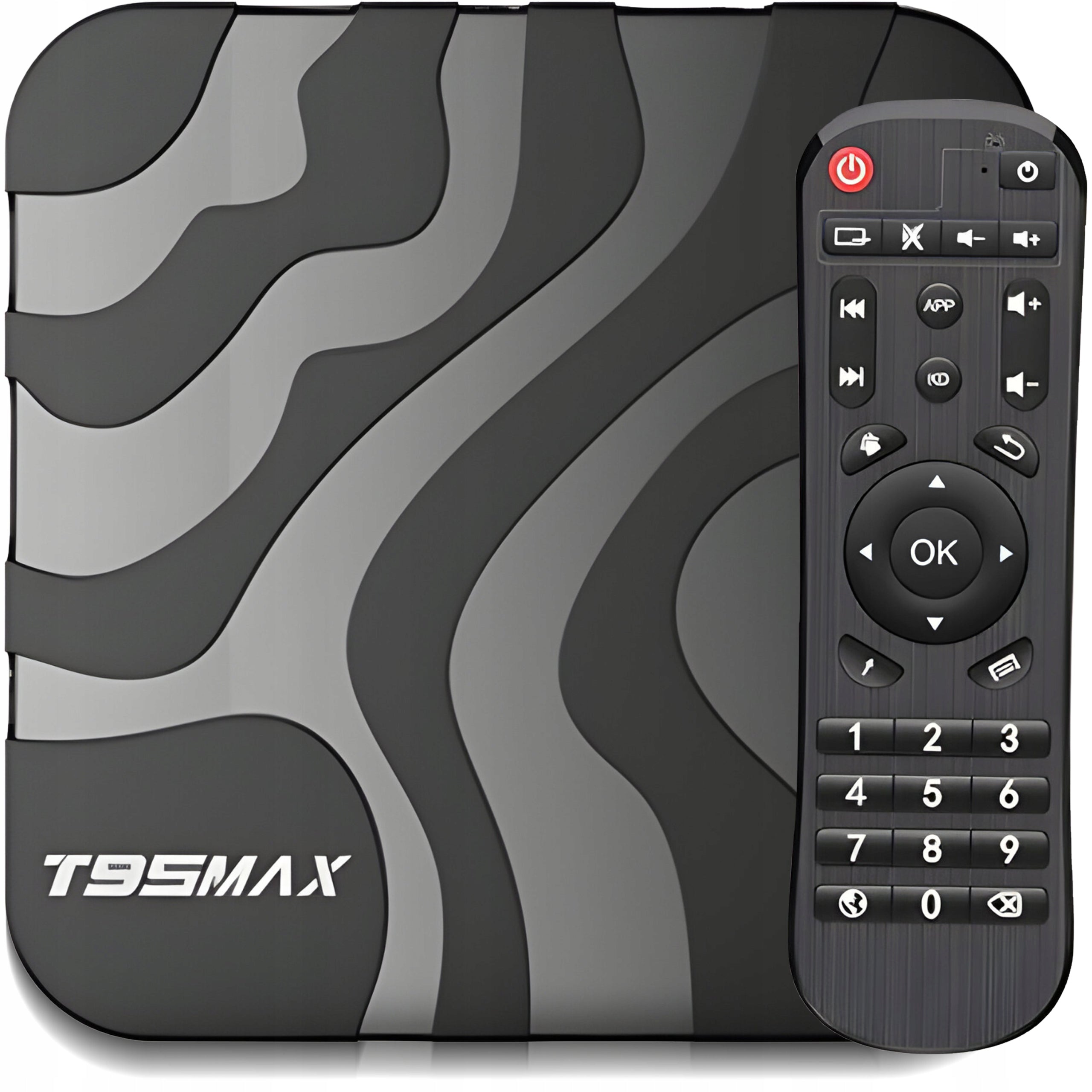 SMART TV BOX T95MAX ANDROID 9 64BIT 6K WIFI HDR USB 3.0 + REMOTE HDMI CABLE Packaging status original