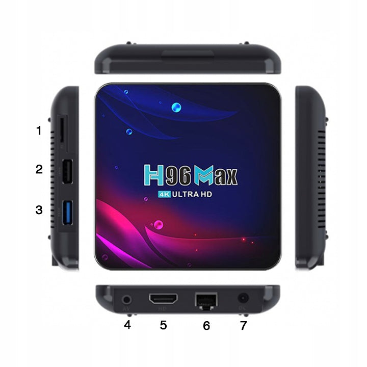 SMART TV BOX TV 4K ANDROID 11 CONFIGURATION 2GB/16GB Manufacturer code D12YC869