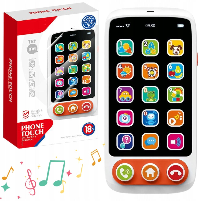SMARTPHONE EDUCATIONAL INTERACTIVE PHONE TODDLER CELL WITH SOUND