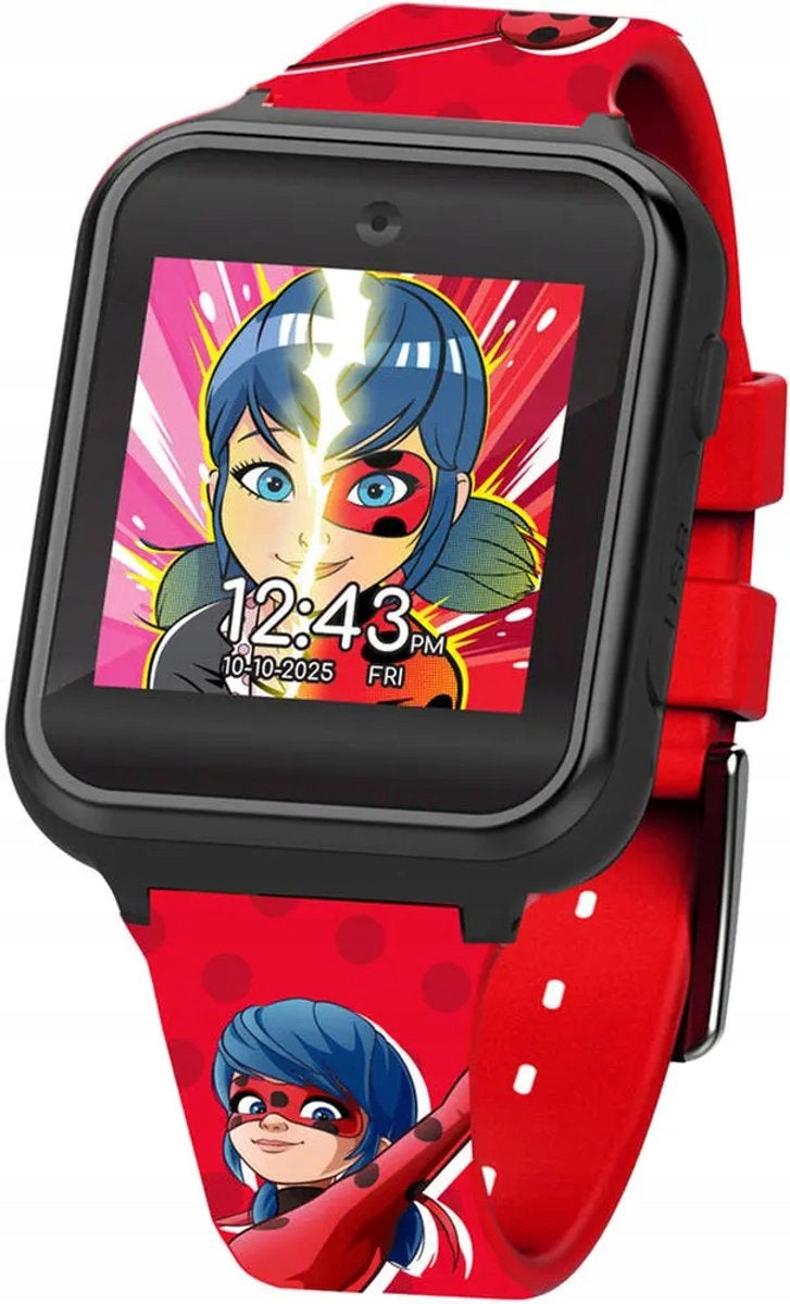 SMARTWATCH CHILDREN MIRACULOUS LADYBUG 10 FUNCTIONS interactive watch Brand Kids Euroswan