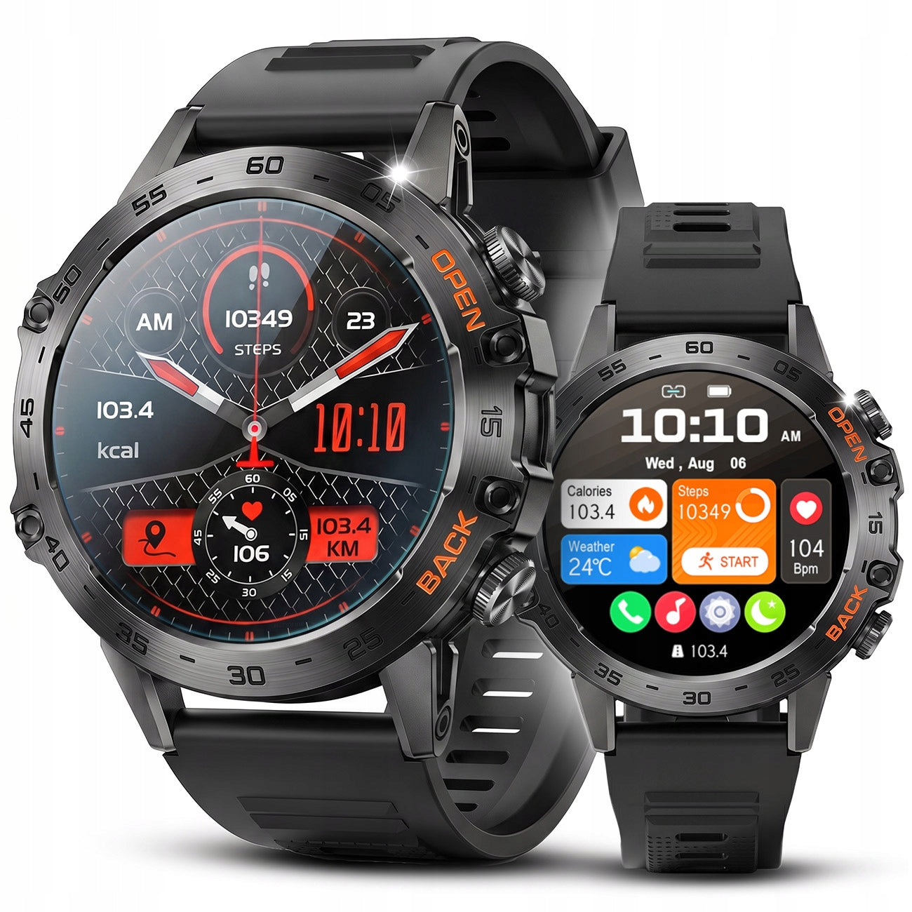 SMARTWATCH WATERPROOF MEN'S WATCH MENU PL TALK PRESSURE SMART WATCH