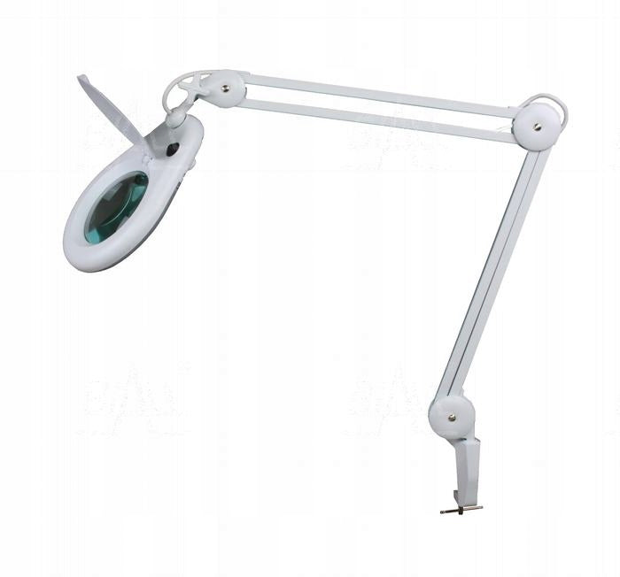SMD LED workshop lamp with magnifying glass 8066D2LED-A 8D