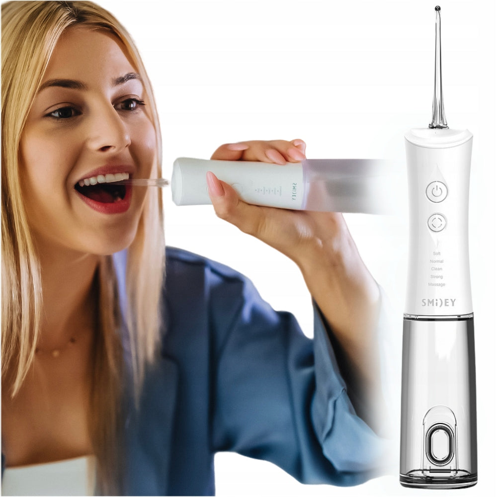 SMILEY WIRELESS DENTAL TOOTH IRRIGATION 4 TIPS + freebie