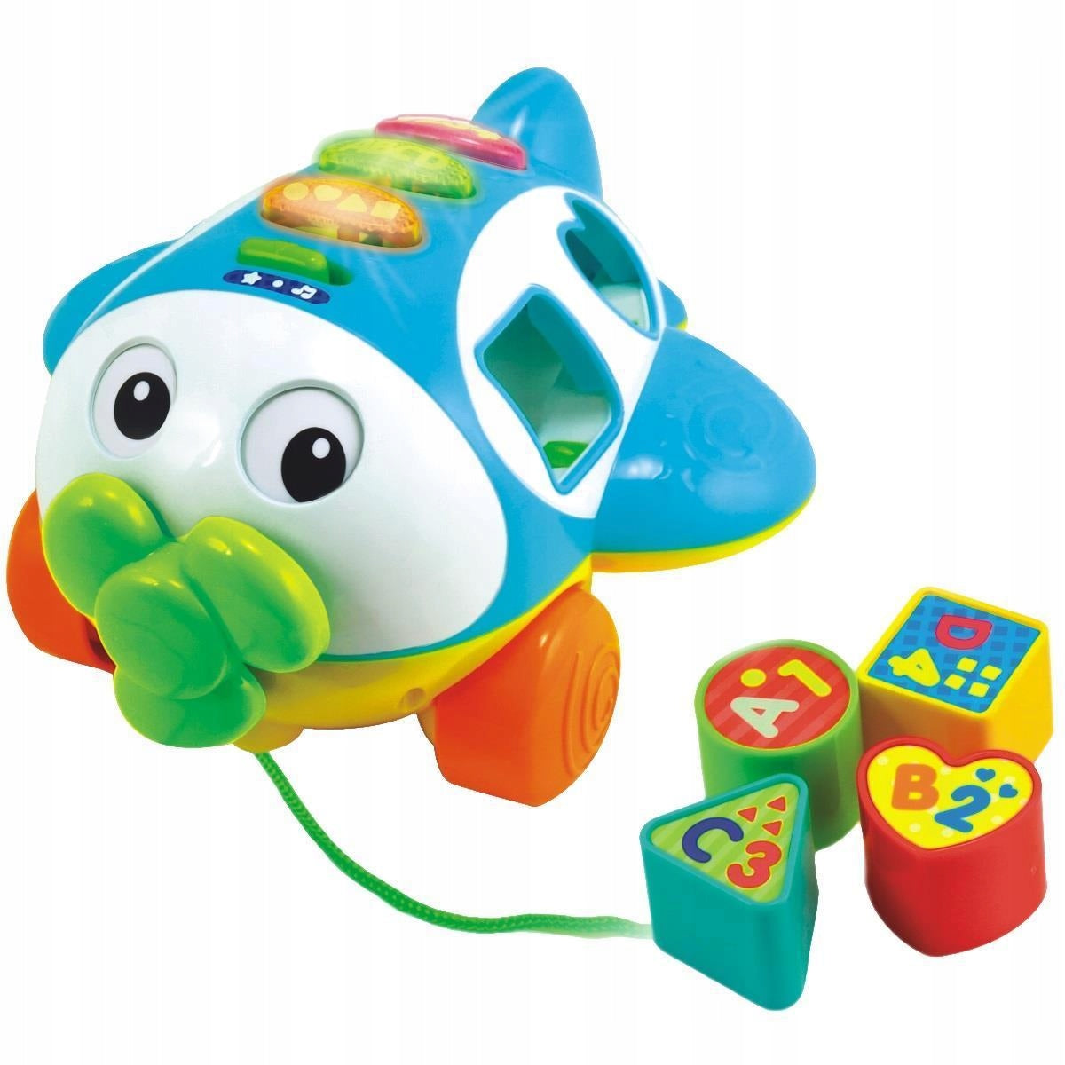 SMILY PLAY AIRPLANE DAREDEVILS ABC interactive toy for toddler +12 months Brand Smily Play