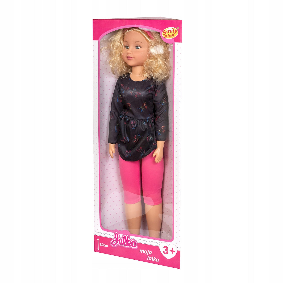 SMILY PLAY DOLL JULKA large doll 80cm walking by the hand 84973 Manufacturer code SP84973