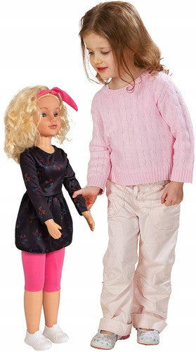 SMILY PLAY DOLL JULKA large doll 80cm walking by the hand 84973