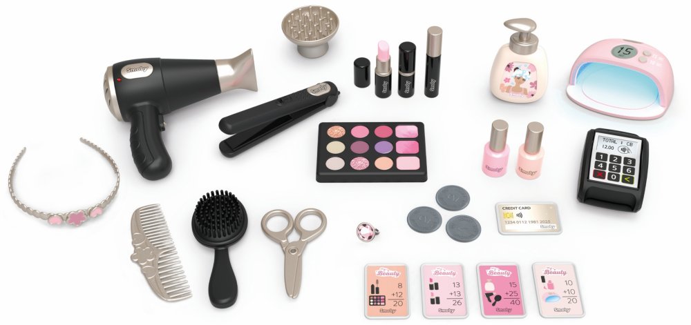 SMOBY Center of small stylist BEAUTY + 26 accessories Hairdresser and beautician Manufacturer code SMOBY 320256