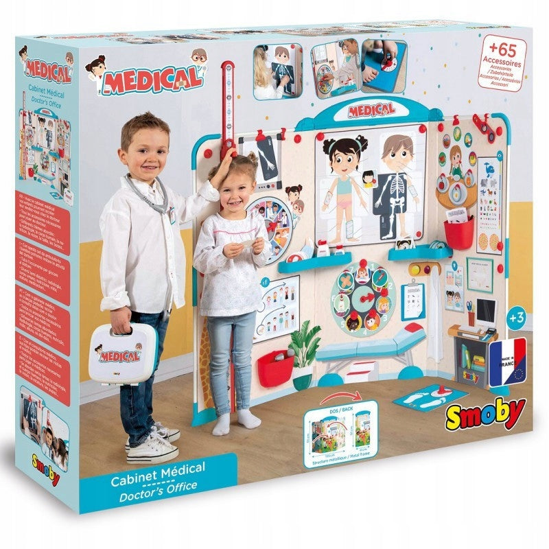 SMOBY DOCTOR’S OFFICE – DOCTOR’S SET FOR CHILDREN 63 ACCESSORIES