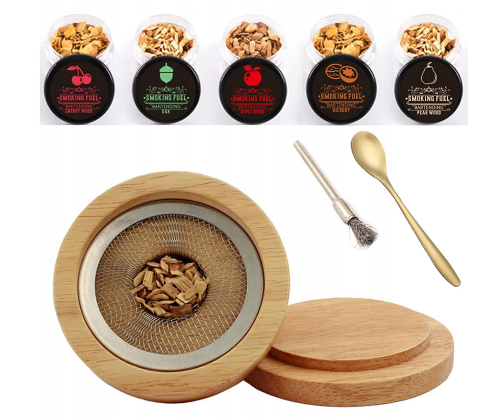 SMOKING SET WHISKY SMOKER WOOD GIFT for boyfriend and husband Packaging status original