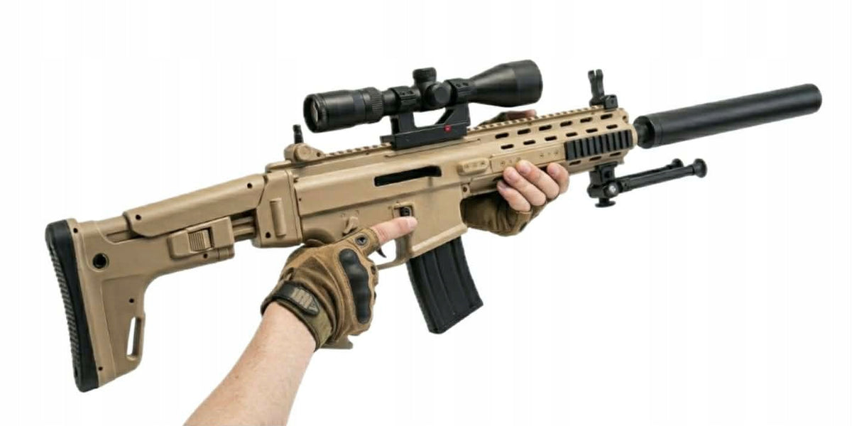 SNIPER RIFLE ASG RIFLES + BALLS Series KARABINY