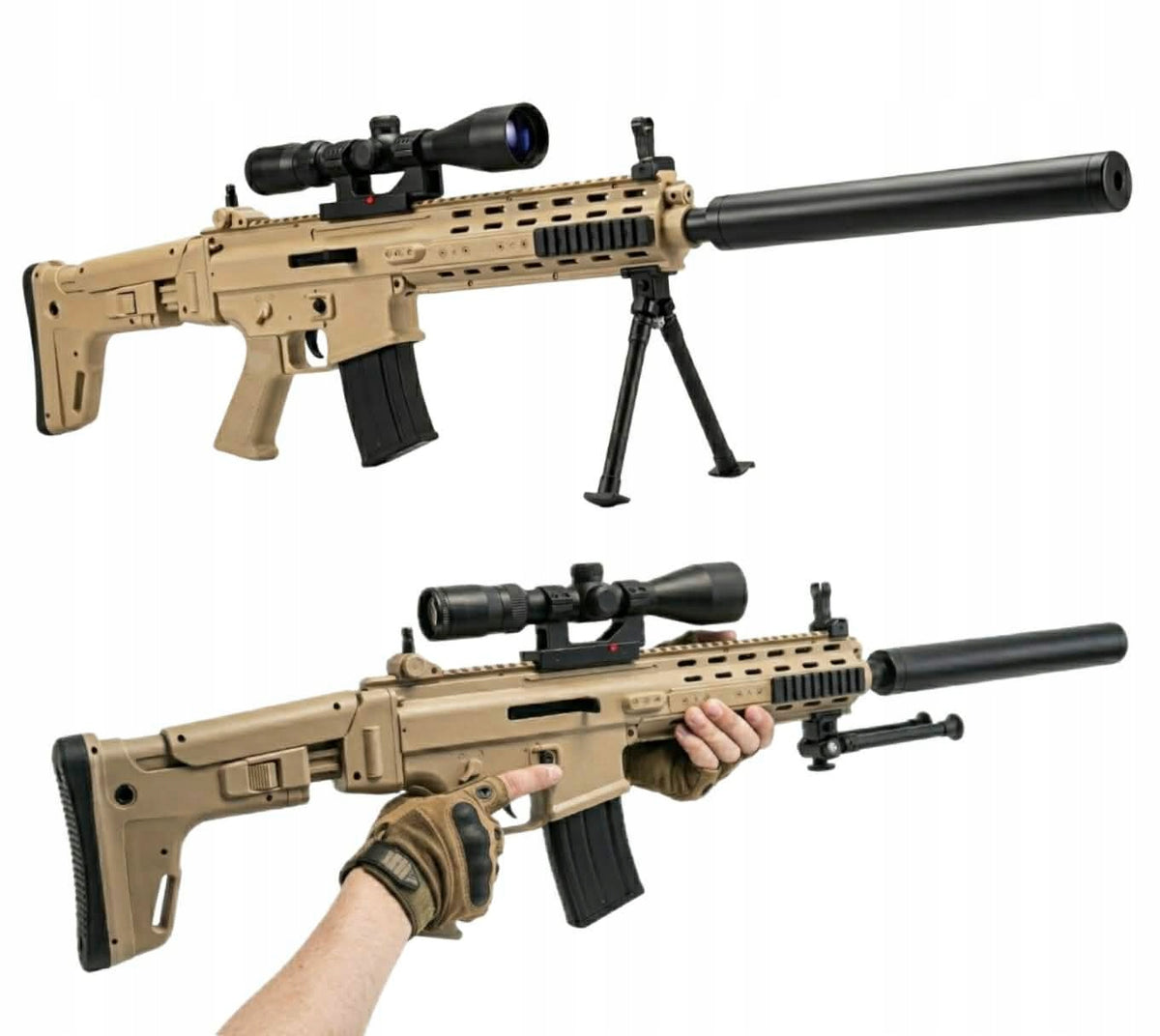 SNIPER RIFLE ASG RIFLES + BALLS