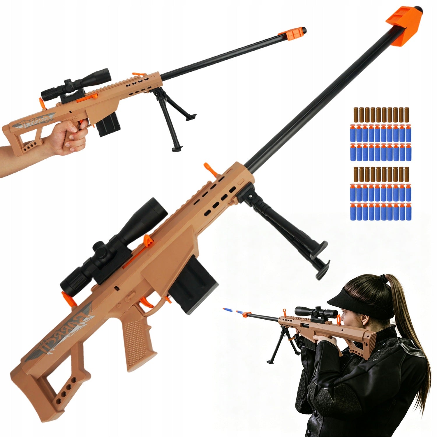 SNIPER RIFLE TOY ARROWS EVA ABS GIFT FOR CHILDREN