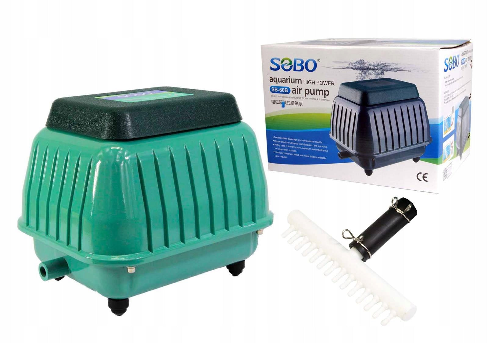 SOBO SB-60B DIAPHRAGM AERATOR 4200l/h 60W
