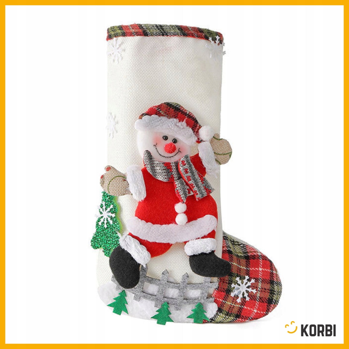 SOCK FOR GIFTS SOCKS ORNAMENT CHRISTMAS GIFT BAG LARGE 4PCS EAN (GTIN) 5907068868281