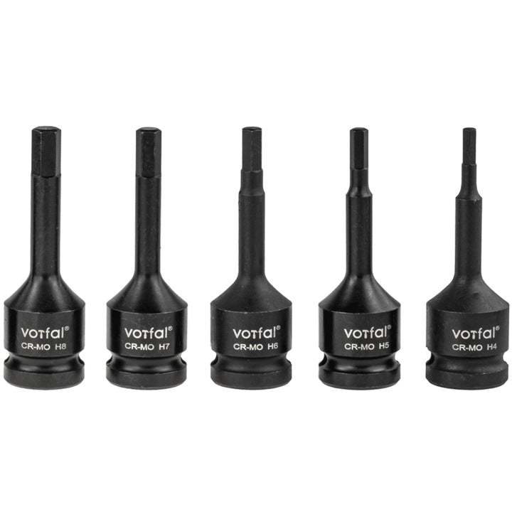 SOCKET IMPACT WRENCHES IMBUS HEX H4-H17 1/2 4-17M CRMO Brand Vorfal