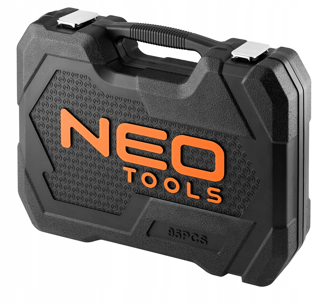 SOCKET WRENCH SET NEO TOOLS 1/2", 1/4", 95 PCS, CRV, EVA FOAM Manufacturer code Klucze nasadowe NEO 10-065